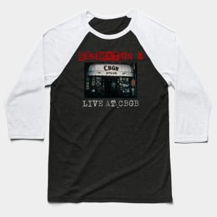 generation x live at cbgb Baseball T-Shirt